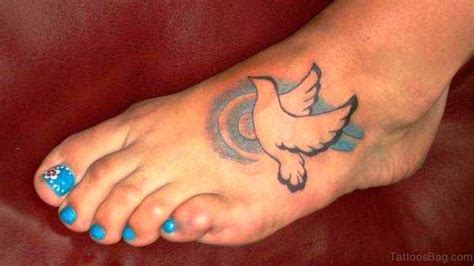 14 Fabulous Dove Tattoos On Foot - Tattoo Designs – TattoosBag.com