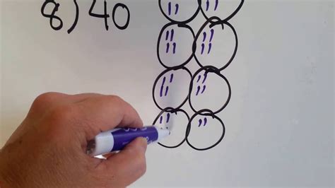 Grade 3 Math #7.8, How to Divide by 8 - YouTube