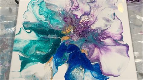 How To Do An Acrylic Pour On Canvas - Gerald Johnson's Coloring Pages
