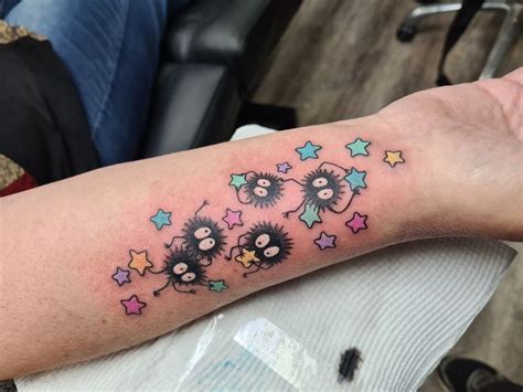 Soot Sprites Tattoo | Black rose flower, Tattoos, Print tattoos