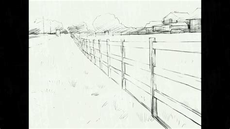 Fence Drawing at PaintingValley.com | Explore collection of Fence Drawing