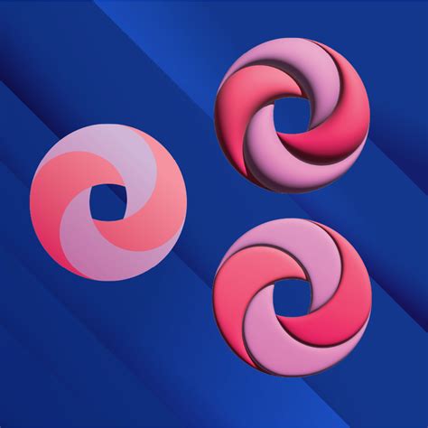 Gradient_3d_Circle_Logo.... by Tehmina Tahir on Dribbble