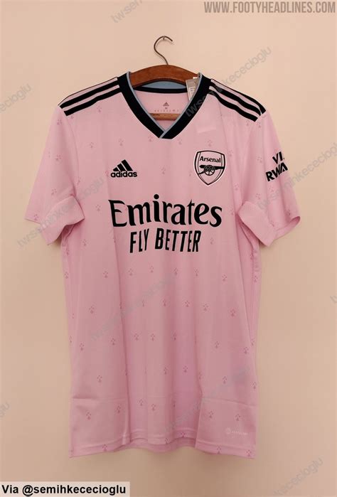 Arsenal set release date for new pink third kit for 2022/23