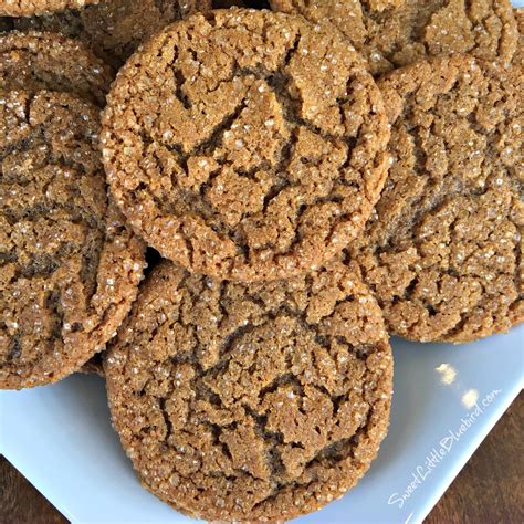 The Best Old-Fashioned Molasses Sugar Cookies - Sweet Little Bluebird