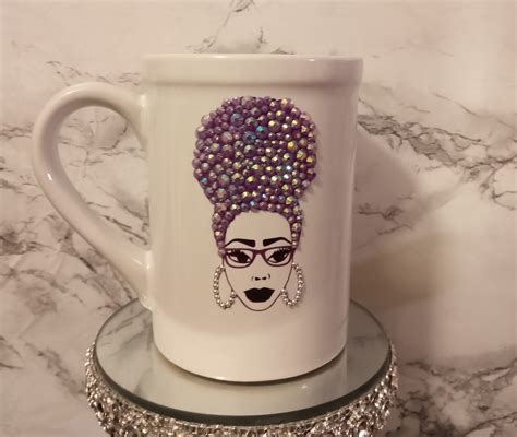 Grace Queen Bling Coffee Mug Purple Passion, Personalized Mugs, Custom ...