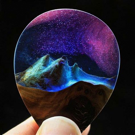 Get lost in the Universe! Galaxy pendants. Handmade wood and resin pendant necklaces by ...