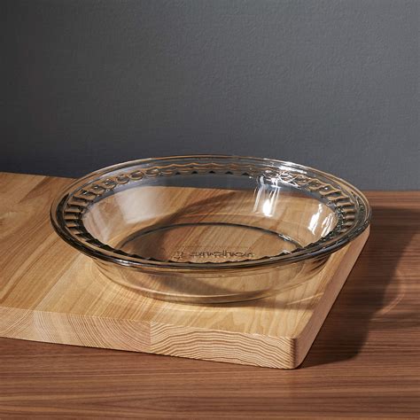 Deep Glass Pie Dish + Reviews | Crate & Barrel