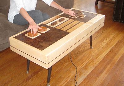 If It's Hip, It's Here (Archives): Handcrafted Nintendo NES Controller Coffee Tables - And They ...