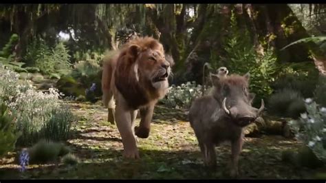 the live action lion king hakuna matata clip but the song actually fits the lifeless animation ...