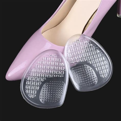 Silicone Gel Forefoot Pads shock absorption anti slip resistant metatarsal foot Pad High heels ...