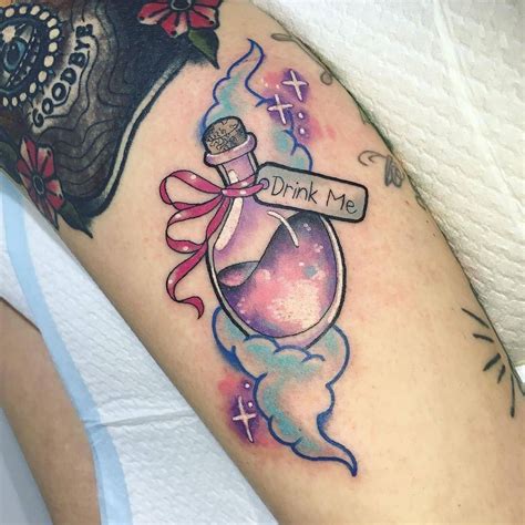 Drink Me by @carlykroll at Voodoo Ink in Melbourne Australia. #drinkme ...