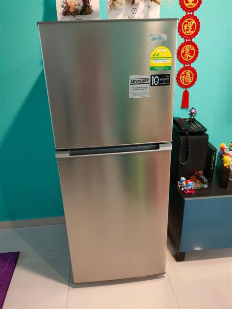 Midea 2 door fridge with 2y+3y courts warranty, TV & Home Appliances, Kitchen Appliances ...