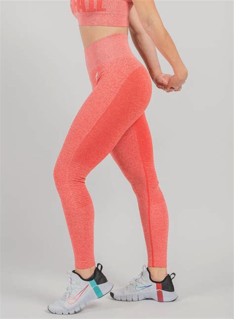 FNF SEAMLESS TIGHTS - RED - FLAG NOR FAIL