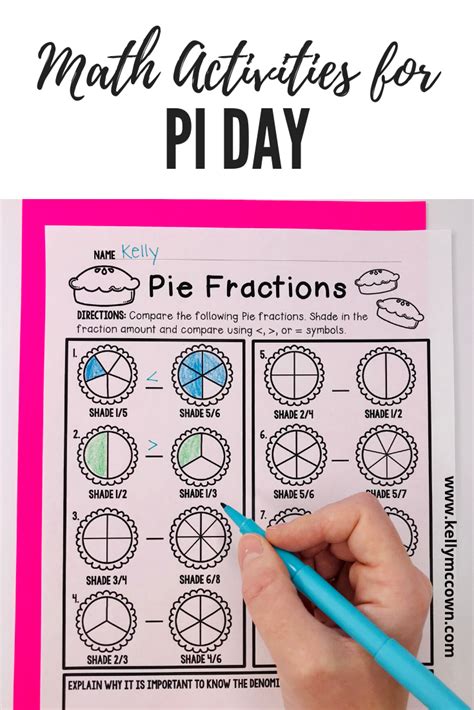 Pi Day Elementary Math Activities | Math activities elementary, Math activities, Geometry worksheets