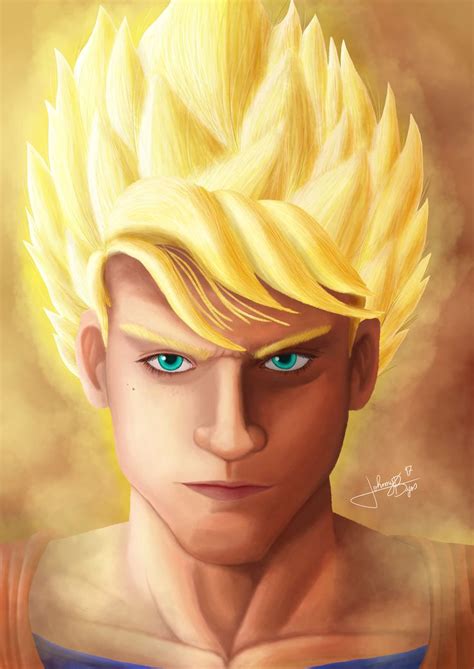 Super Saiyan GOku, johnny bijos on ArtStation at https://www.artstation ...