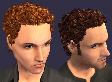 Mod The Sims - Model B Curls, Realistic-er "Cherub" Retextures