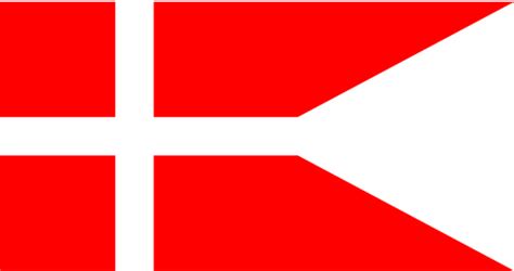 National flag of Denmark in its split form vector graphics | Public ...