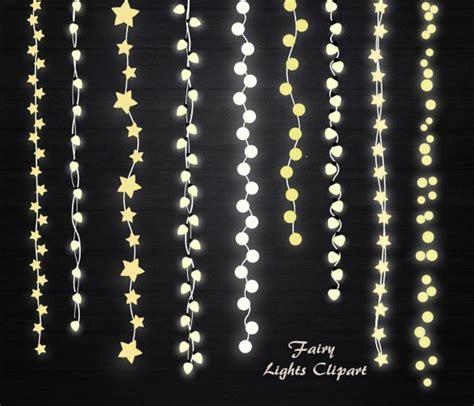 String Lights Clipart String Lights Clip Art Lights Clipart - Etsy