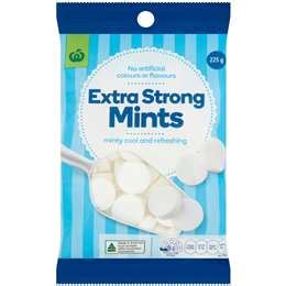 Woolworths Extra Strong Mints 225g - Black Box Product Reviews