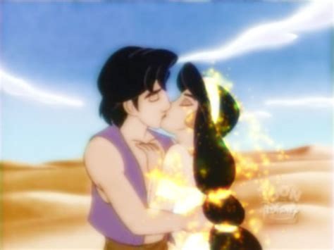 For Valentines: Favorite Aladdin and Jasmine Kiss...click for bigger image Poll Results - Disney ...