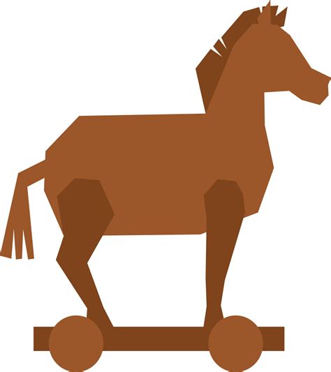 Wooden trojan horse, illustration, vector on white background. 13637604 Vector Art at Vecteezy