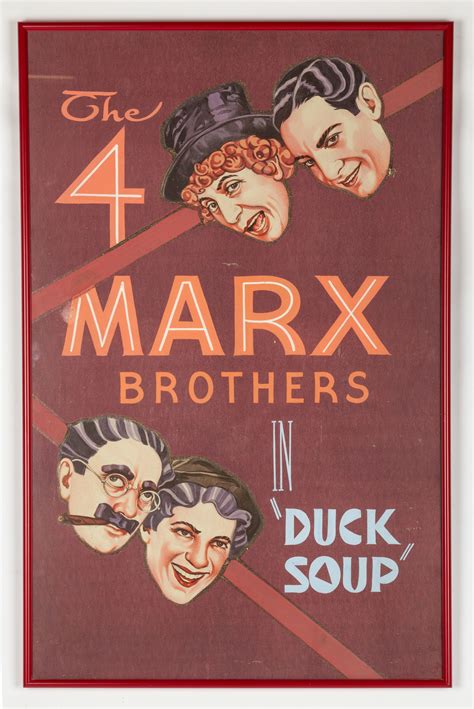 The 4 Marx Brothers in Duck Soup Poster | Cottone Auctions