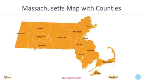 Massachusetts Town Map - OFO Maps