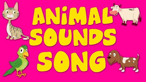 Animal Sound Song | Nursery Rhyme For Kids | Kids Song | Rhymes for ...