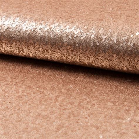 Sequin fabric cocktail sand beige — Tissus en Ligne