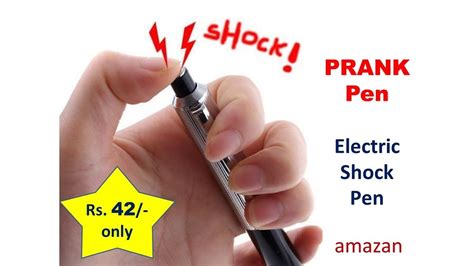 Best Prank items on amazon PRANK Pen Electric Shock Pen - YouTube