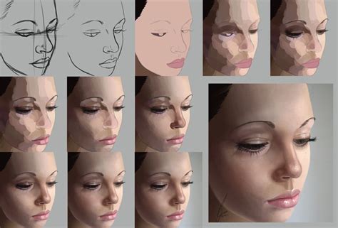 pAINT process by ~zoestarlite on deviantART | Photoshop painting ...