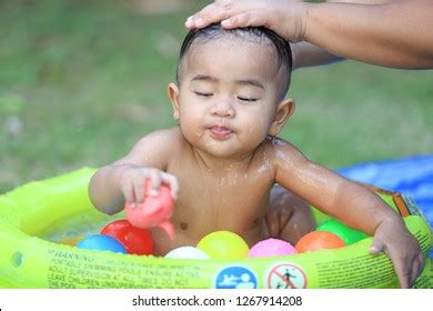 Small Child Thai Bathing Pool Inflatable Stock Photo 1267914208 | Shutterstock