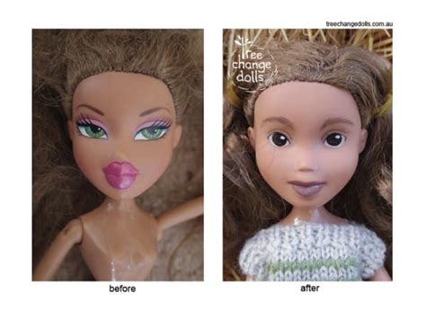 The "Make-Under" Before And After Photos Of These Bratz Dolls Will Leave You Amazed