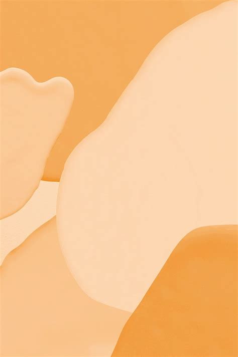 Pastel orange acrylic texture background minimal design | free image by ...