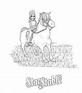 Star Stable Z Pamelą Kolorowanki sketch template