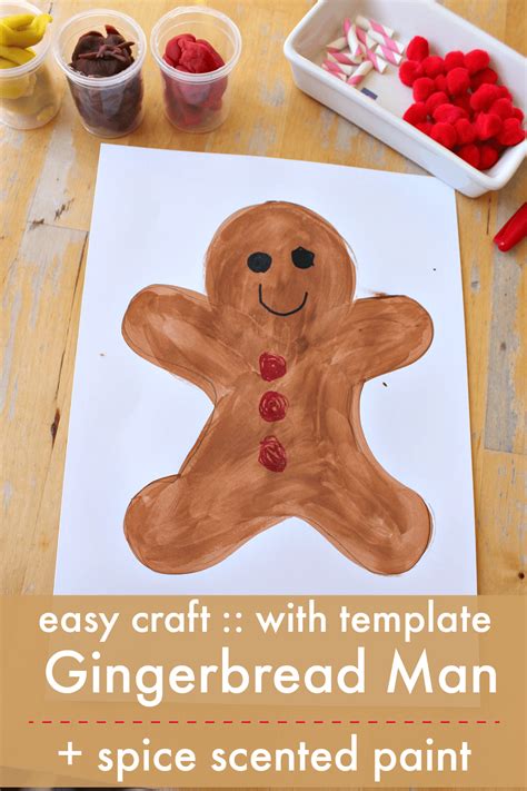 11+ Preschool Gingerbread Man Craft - NazishCarrich