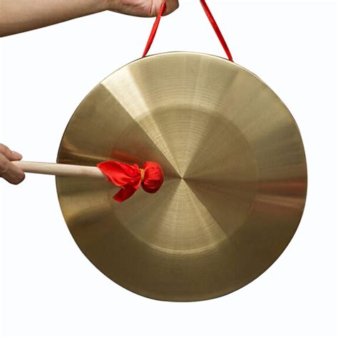 Gong Copper-Plated Gong 15cm 22 32cm36 42 Copper Yellow Gong Three and ...