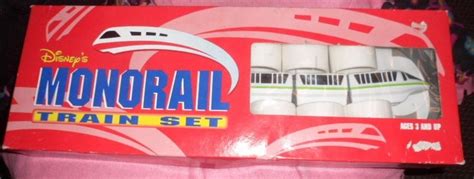 VINTAGE NOS DISNEY'S MONORAIL TRAIN SET GLIDER GREEN STRIPE | Green stripes, Train set, Vintage