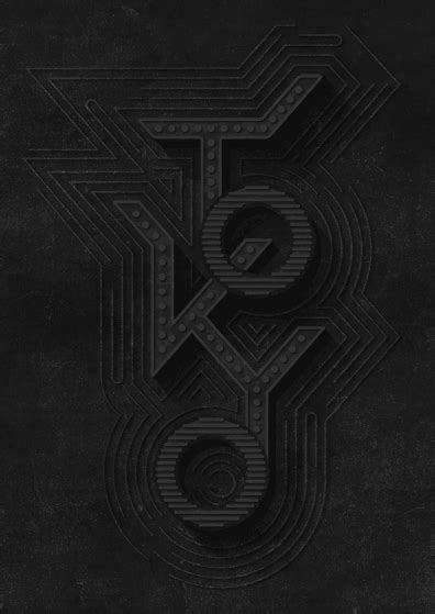 an abstract black and white poster with the letter s in it's center, surrounded by lines