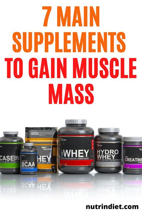 7 MAIN SUPPLEMENTS TO GAIN MUSCLE MASS | Gain muscle, Gain muscle mass ...