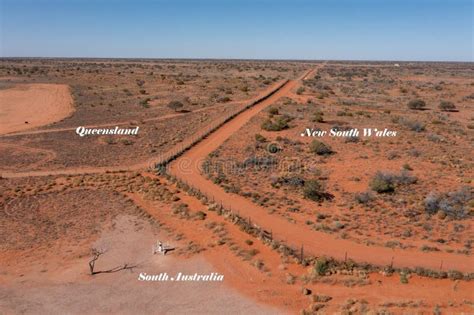 Cameron Corner,where the Three Australian States Meet Stock Image ...