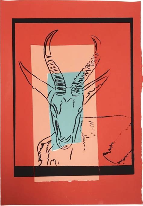 Vanishing Animals (Sömmering Gazelle) by Andy Warhol on artnet Auctions ...