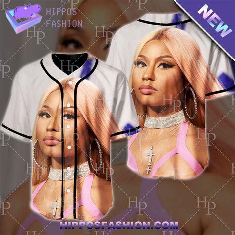 Nicki Minaj Custom Baseball Jersey - HipposFashion