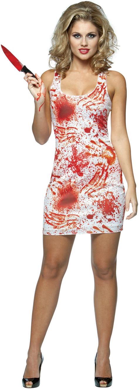 Adult Bloody Tank Women Zombie Costume | $18.99 | The Costume Land