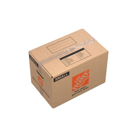 The Home Depot 17 in. L x 11 in. W x 11 in. D Small Moving Box with ...