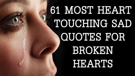 61 Most Heart Touching Sad quotes For Broken Hearts - YouTube