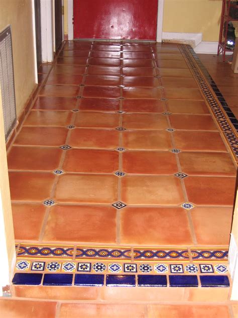 Mexican terracotta tile | Mexican tile floor, Spanish style homes, Terracotta floor