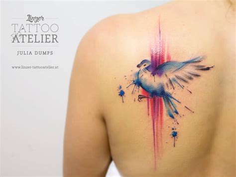 25+ Cute Watercolor Bird Tattoo Designs For Girls | EntertainmentMesh