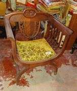 Antique mahogany chair - Mark Van Hook, Auctioneer