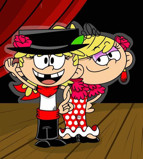 Flamenco Art Jam Lana and Lola by roco340 on DeviantArt | Loud house characters, Sitting on his ...